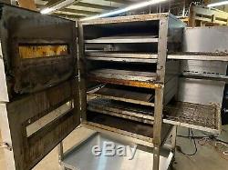Lincoln Impinger 1116 Double Deck Stack Natural Gas Conveyor Pizza Ovens