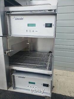 Lincoln Impinger 1116 Fast Bake Double Deck Conveyor Pizza Oven Belt Width 18