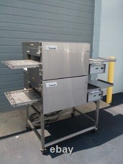 Lincoln Impinger 1131 Double Deck Conveyor Pizza Oven Belt SINGLE PHASE
