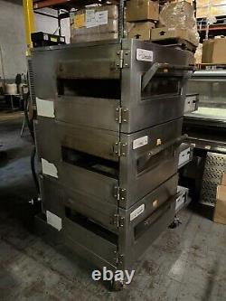 Lincoln Impinger 1132-000-U Triple Stack Electric Conveyor Pizza Oven