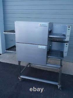 Lincoln Impinger 1132 Double Deck Conveyor Pizza Oven Belt Width 18