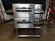 Lincoln Impinger 1132 Electric Dbl. Stack Conveyor Pizza Ovens. Video Demo