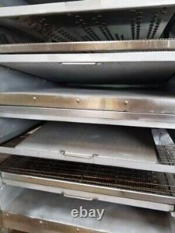 Lincoln Impinger 1132 Electric Dbl. Stack Conveyor Pizza Ovens. VIDEO DEMO