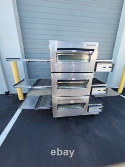 Lincoln Impinger 1132 Triple Deck Conveyor Pizza Oven Belt 3 PHASE