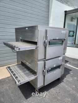 Lincoln Impinger 1450 Double Deck Gas Fired Conveyor Pizza Oven 32