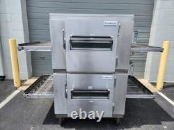 Lincoln Impinger 1450 Double Deck Gas Fired Conveyor Pizza Oven 32