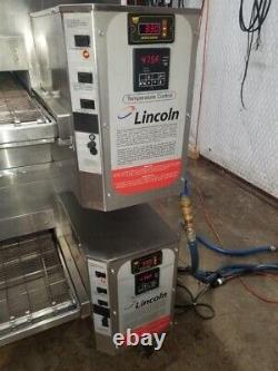 Lincoln Impinger 1450 Nat. Gas Double Stack Conveyor Pizza Oven. VIDEO DEMO