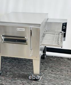 Lincoln Impinger 1450 Single Deck Gas Fired Conveyor Pizza Oven 32x78 Deck