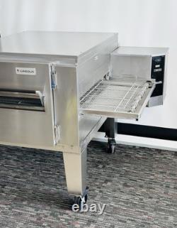 Lincoln Impinger 1450 Single Deck Gas Fired Conveyor Pizza Oven 32x78 Deck