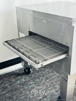 Lincoln Impinger 1450 Single Deck Gas Fired Conveyor Pizza Oven 32x78 Deck