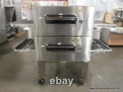 Lincoln Impinger 1600-023-A, Gas Double Deck Pizza Conveyor Oven