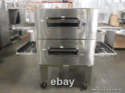 Lincoln Impinger 1600-023-A, Gas Double Deck Pizza Conveyor Oven