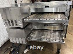 Lincoln Impinger 1600 Nat. Gas Dbl. Stack Conveyor Pizza Ovens. VIDEO DEMO