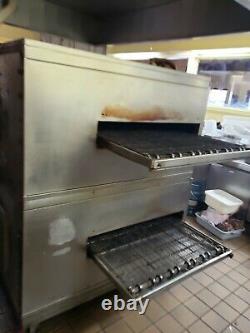 Lincoln Impinger Double Deck Gas Pizza Conveyor Oven Model 1000