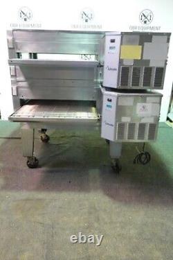 Lincoln Impinger Double Stack Natural Gas Pizza Conveyor Oven Model 1600-015-ar
