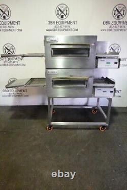 Lincoln Impinger Electric Double Stack Pizza Conveyor Oven Model 1132-002-u