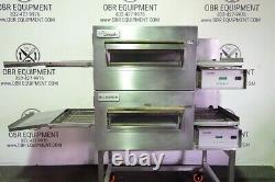 Lincoln Impinger Electric Double Stack Pizza Conveyor Oven Model 1132-002-u