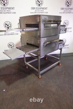 Lincoln Impinger Electric Double Stack Pizza Conveyor Oven Model 1132-002-u