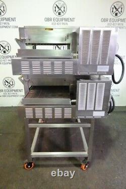 Lincoln Impinger Electric Double Stack Pizza Conveyor Oven Model 1132-002-u