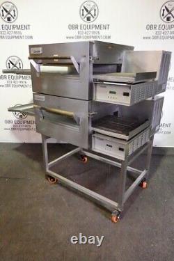 Lincoln Impinger Electric Double Stack Pizza Conveyor Oven Model 1132-002-u