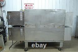 Lincoln Impinger X2 3262-2SS Double Deck Stack Split Belt Conveyor Pizza Oven