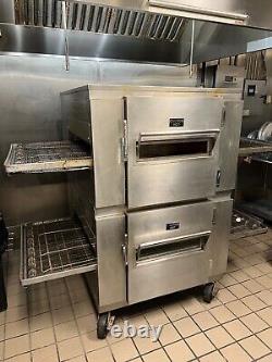 Lincoln impinger 1450 double stack pizza ovens