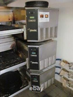 Lincoln impinger Triple stack pizza ovens