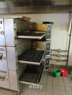 Lincoln impinger Triple stack pizza ovens