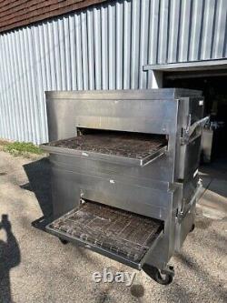 Lincoln impinger conveyor pizza oven double deck gas food truck restaurant