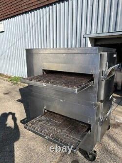 Lincoln impinger conveyor pizza oven double deck gas food truck restaurant