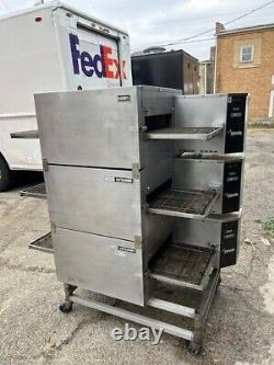 Lincoln impinger conveyor pizza oven triple deck gas food truck restaurant