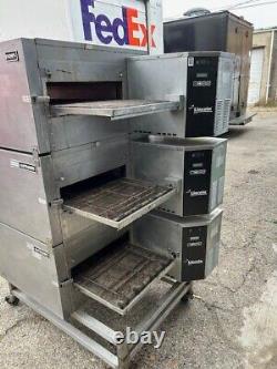 Lincoln impinger conveyor pizza oven triple deck gas food truck restaurant