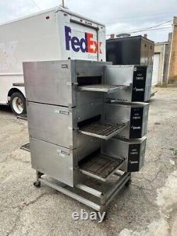 Lincoln impinger conveyor pizza oven triple deck gas food truck restaurant