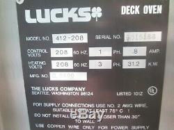 Lucks Co Hd Commercial (nsf) 208v 3ph Electric 4 Steel Decks Pizza/bakery Oven