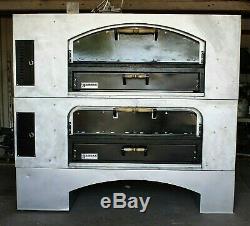 MARSAL MB-60 Stacked Gas Deck PIZZA OVENS Oven Double BRICK LINED Commercial