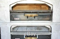 MARSAL MB-60 Stacked Gas Deck PIZZA OVENS Oven Double BRICK LINED Commercial