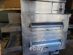 MIDDLEBY MARSALL PS360S DOUBLE DECK NATURAL GAS CONVEYOR PIZZA OVENS refurbed