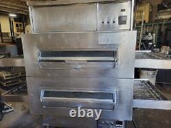 MIDDLEBY MARSALL PS360S DOUBLE DECK NATURAL GAS CONVEYOR PIZZA OVENS refurbed