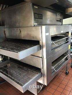 MIDDLEBY MARSHALL PS 360SWB DOUBLE STACK GAS CONVEYOR PIZZA OVENS- Wide Body