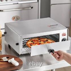 Manual Control Stainless Steel Countertop 12 Pizza Snack Oven