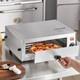 Manual Control Stainless Steel Countertop 12 Pizza Snack Oven