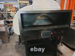 Marra Forni's RT110 Nat. Gas Commercial Brick Rotating Pizza Oven