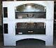 Marsal Mb-60 Stacked Gas Deck Pizza Ovens Oven Double Brick Lined Commercial