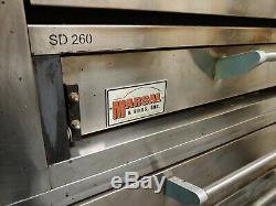 Marsal SD-260 STACKED Slice Series Gas Deck Type Pizza Oven