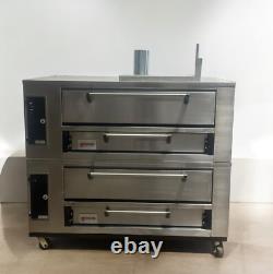 Marsal SD 448 Double Deck Pizza Oven Natural- Propane Gas