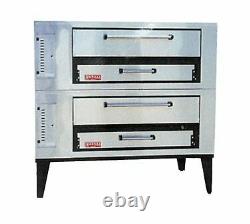 Marsal SD-448 STACKED Gas Deck-Type Pizza Bake Oven