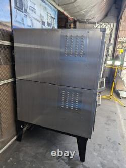 Marsal SD-448STACKED Double Pizza Deck Oven, Natural Gas