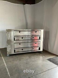 Marsal SD-660 STACKED Gas Deck-Type Pizza Bake Oven