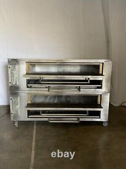 Marsal SD-660 STACKED Gas Deck-Type Pizza Bake Oven