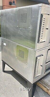 Marsal SD-660 STACKED Gas Deck-Type Pizza Bake Oven